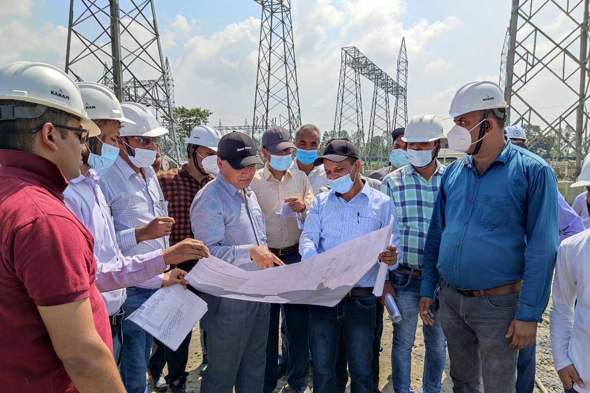 इनरुवा सबस्टेसनको निर्माण कार्य आगामी पुसभित्र सक्ने लक्ष्य