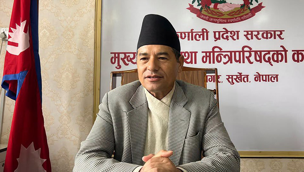 कर्णालीका मुख्यमन्त्री शाहीले आज विश्वासको मत लिँदै
