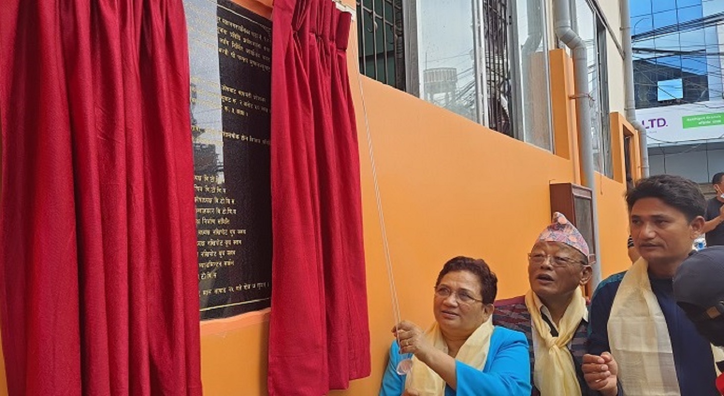 ऊर्जामन्त्री भुसालद्वारा नखिपोटमा बहुउपयोगी कभर्ड हल उद्घाटन