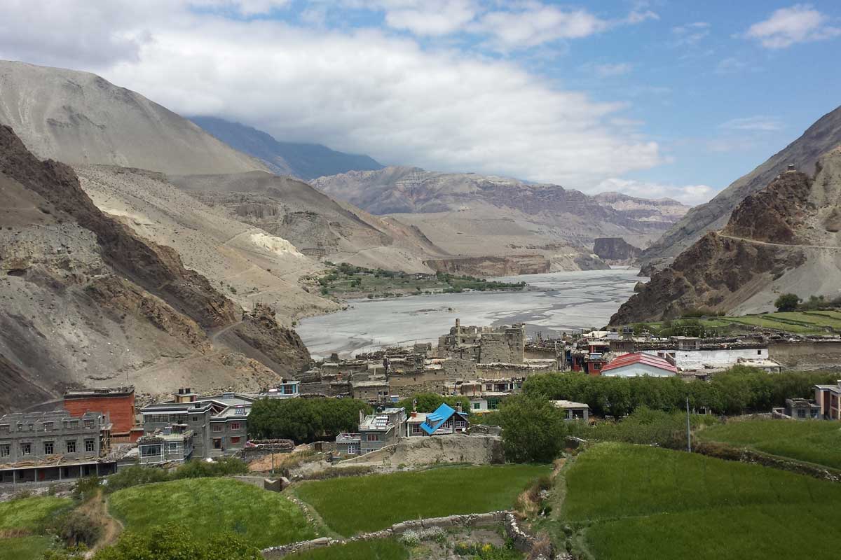 मुस्ताङमा भएको वर्षाबारे विश्वको चासो