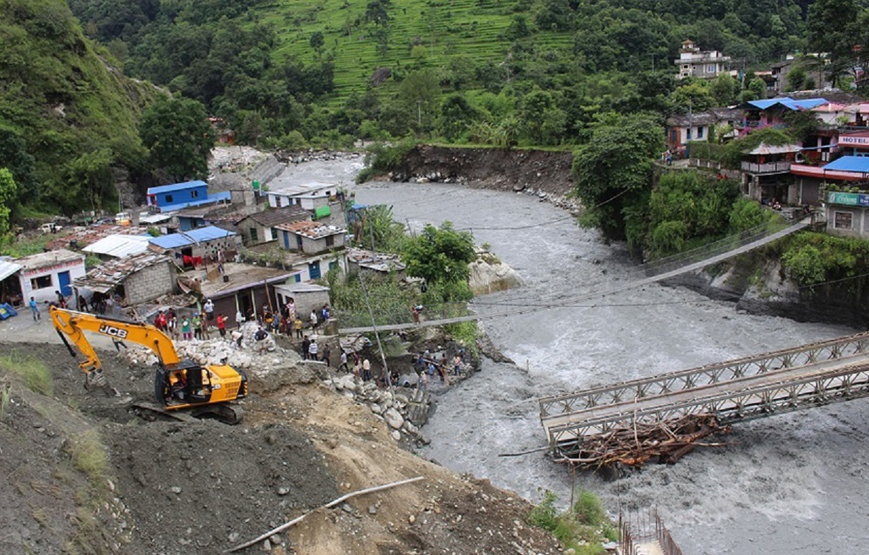 म्याग्दीका यी ४४ बस्ती पहिरो र कटानको जोखिममा