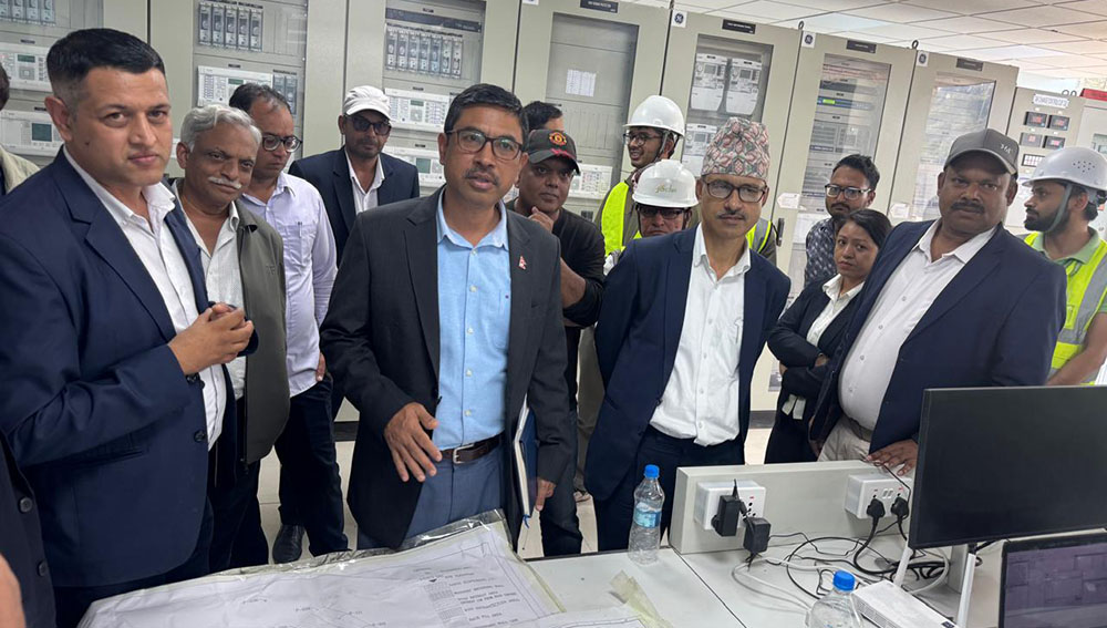 १३२ केभी चोभार सबस्टेसन निर्माण अन्तिम चरणमा