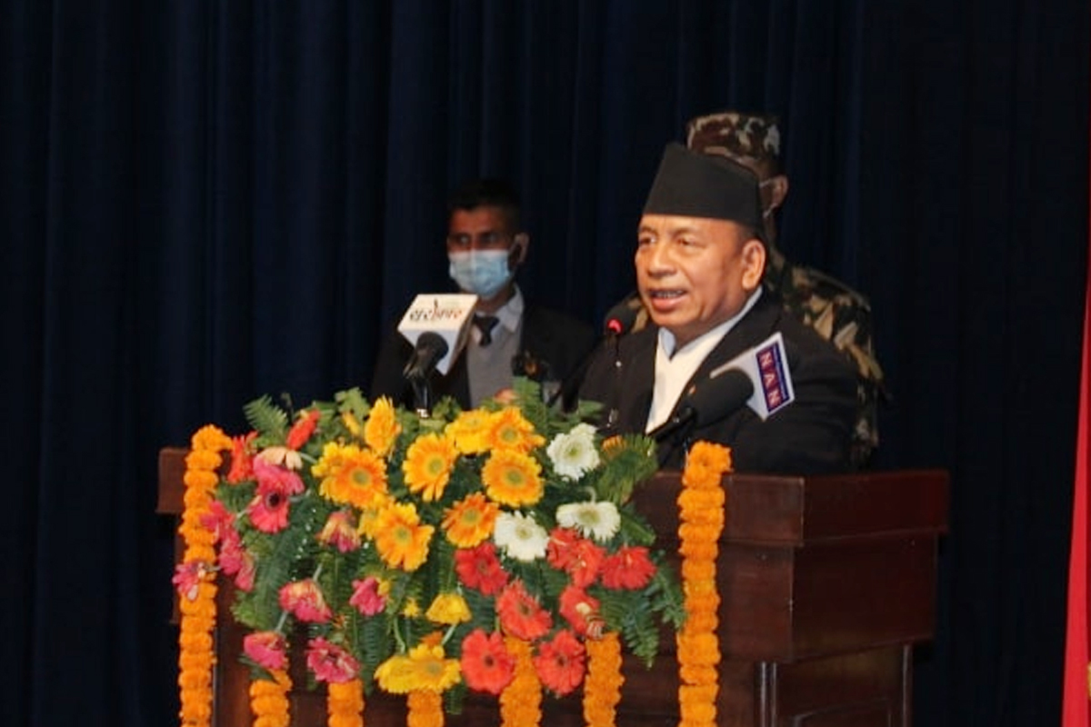 भाषा हरेक राष्ट्र र समुदायको मौलिक पहिचान हो : उपराष्ट्रपति पुन