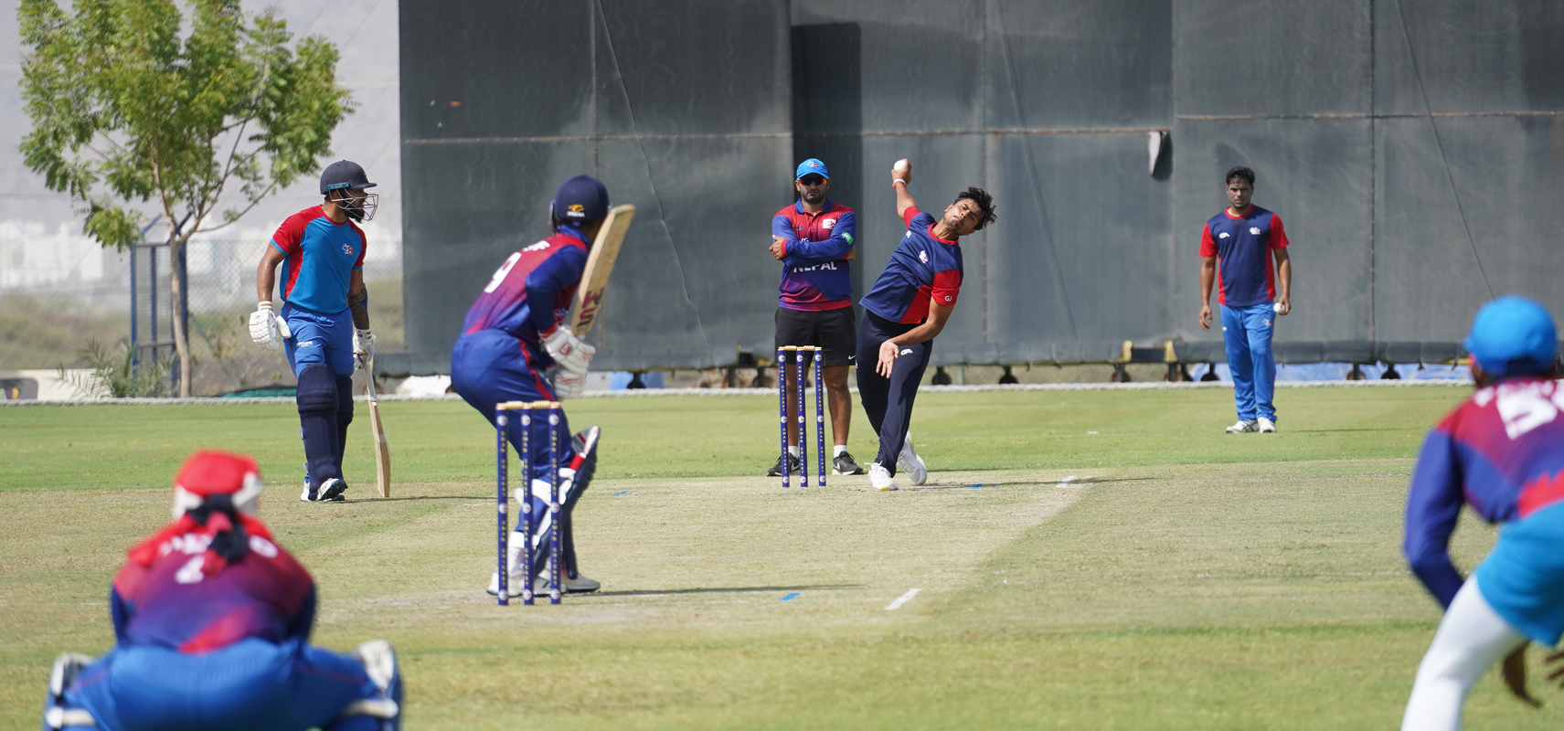 ओमनमा यस्तो छ नेपाली टिमको अभ्यास (तस्बिरहरु)