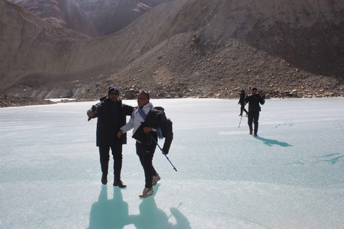 पञ्चकुण्ड ताल चिसोले जमेपछि...