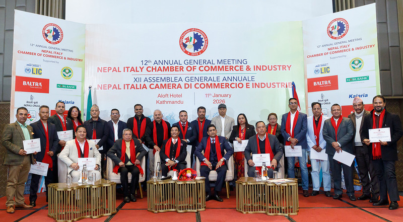 नेपाल-इटाली चेम्बर अफ कमर्स एण्ड इन्डस्ट्रिज को १२औं वार्षिक साधारण सभा सम्पन्न