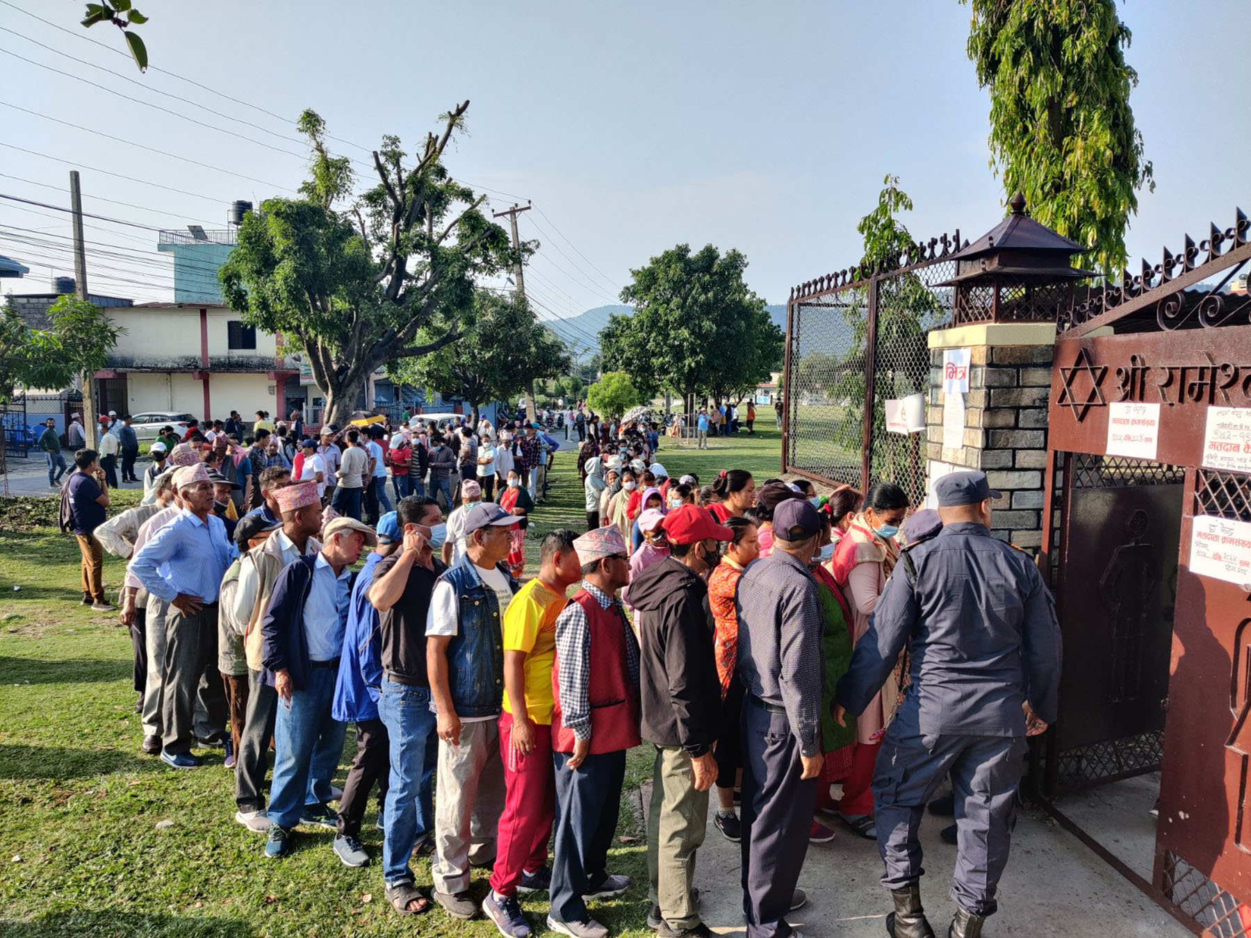 दुई बजेसम्म ४१ प्रतिशत मत खस्यो