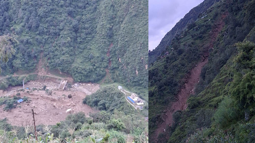 रोल्पामा पहिरोले घर पुरिंदा दुई जनाको मृत्यु