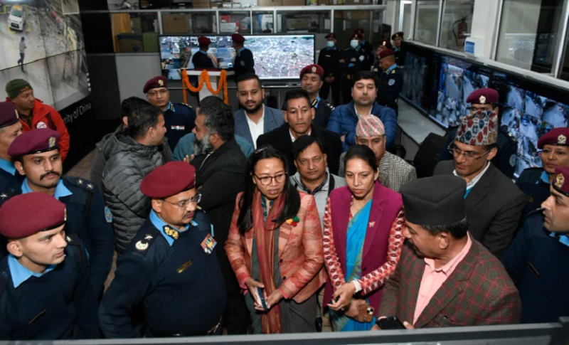 बूढानीलकण्ठमा प्रहरीले प्रत्यक्ष निगरानी गर्ने, एआई आधारित १८१ सिसी क्यामरा जडान 