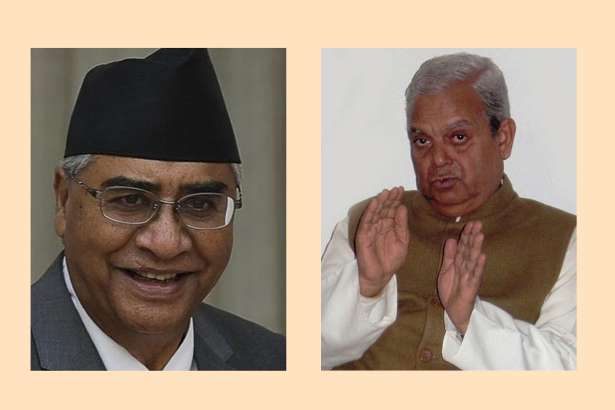 प्रधानमन्त्री देउवा र महन्थ ठाकुरबीच भेट, संघ र प्रदेश निर्वाचनबारे छलफल