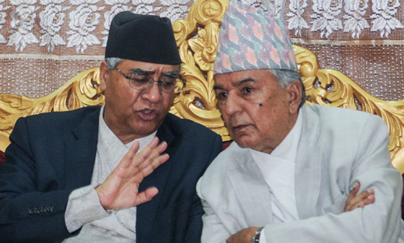 रामचन्द्र पौडेलले मागे देउवासँग प्रधानमन्त्री
