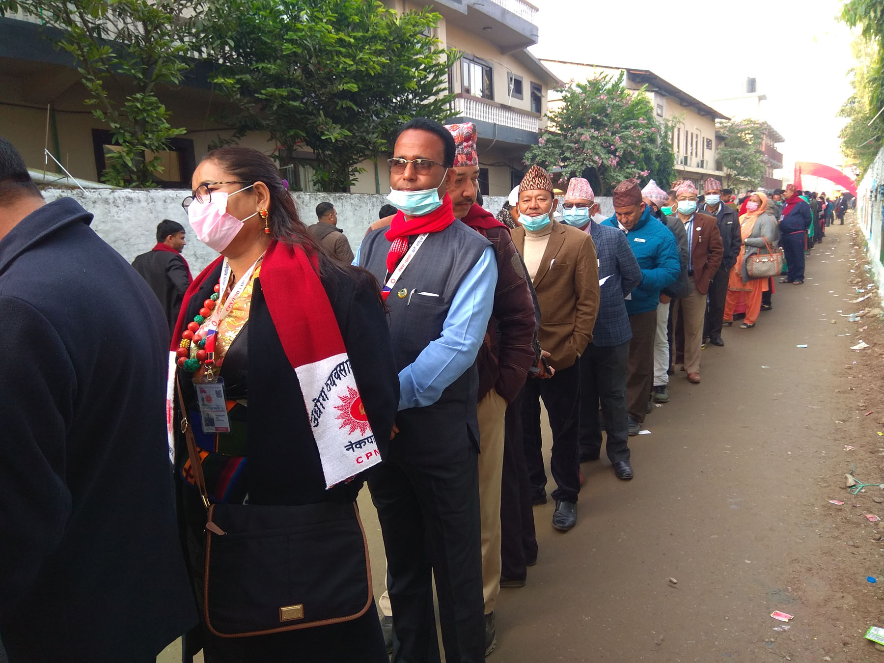 सकियो एमालेको मतदान, तीन घण्टाभित्र मत परिणाम