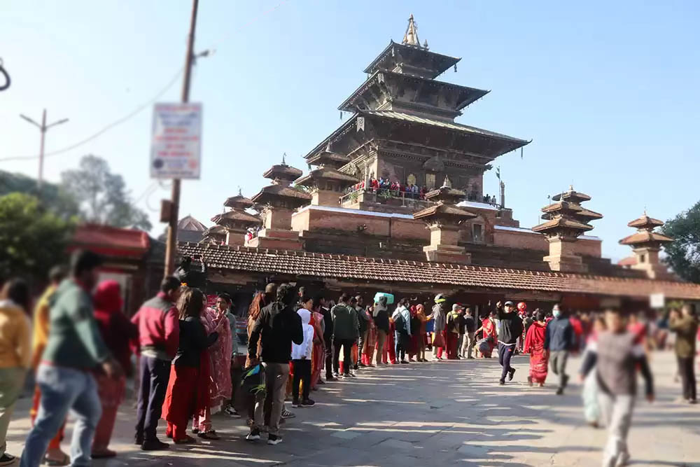 तलेजु भवानी मन्दिर आज खुला हुने