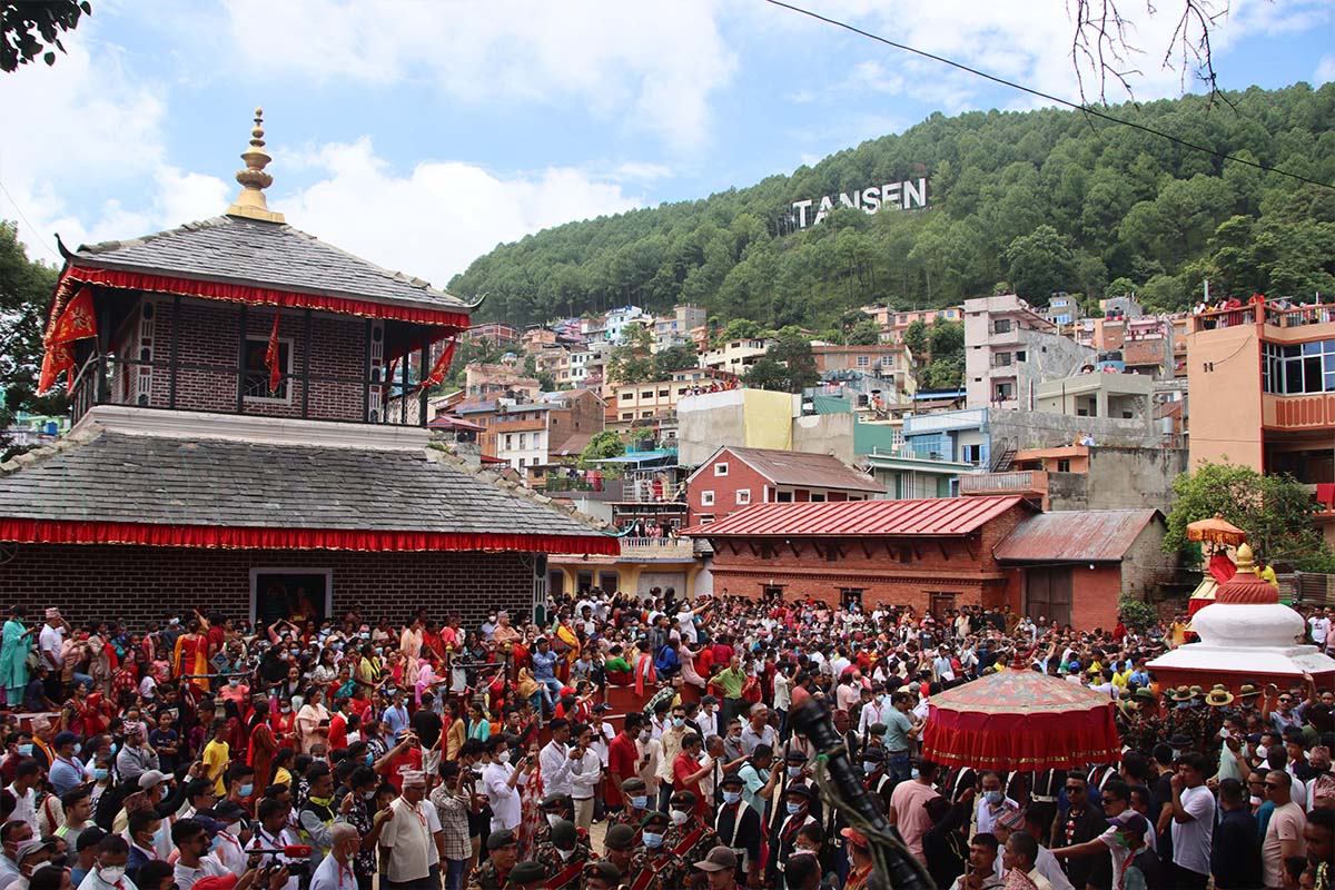 अंग्रेजलाई हराएको सम्झनामा पाल्पामा भगवती जात्रा मनाइयो