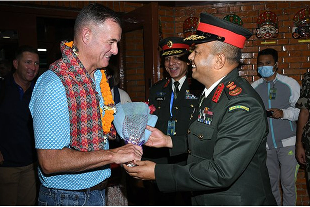 नेपाली र अमेरिकी सेनाबीच छाउनी र नगरकोटमा संयुक्त सैन्य अभ्यास हुँदै