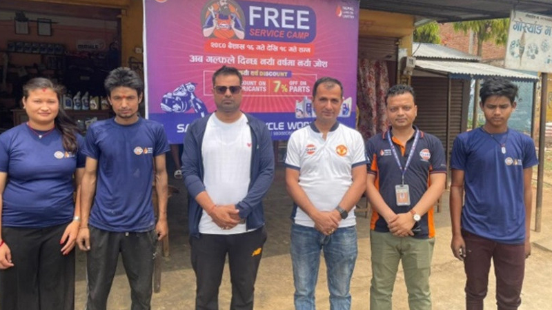नुवाकोटमा गल्फ लुब्रिकेन्टको निःशुल्क सर्भिस क्याम्प