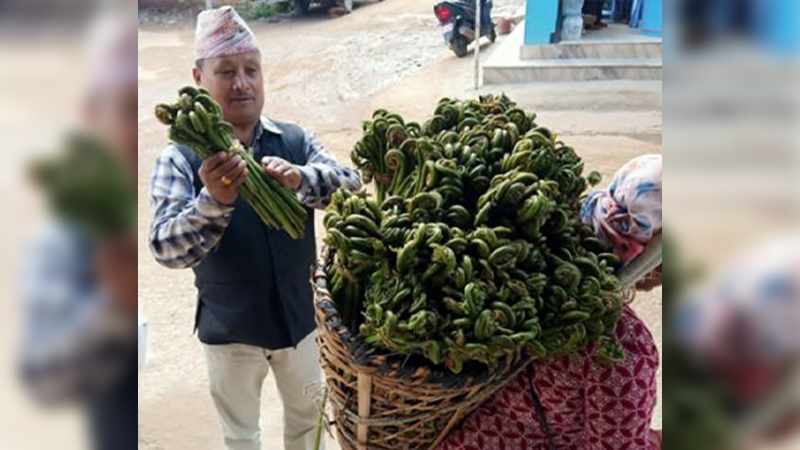 बागलुङेको भान्सामा म्याग्दीको निउरो