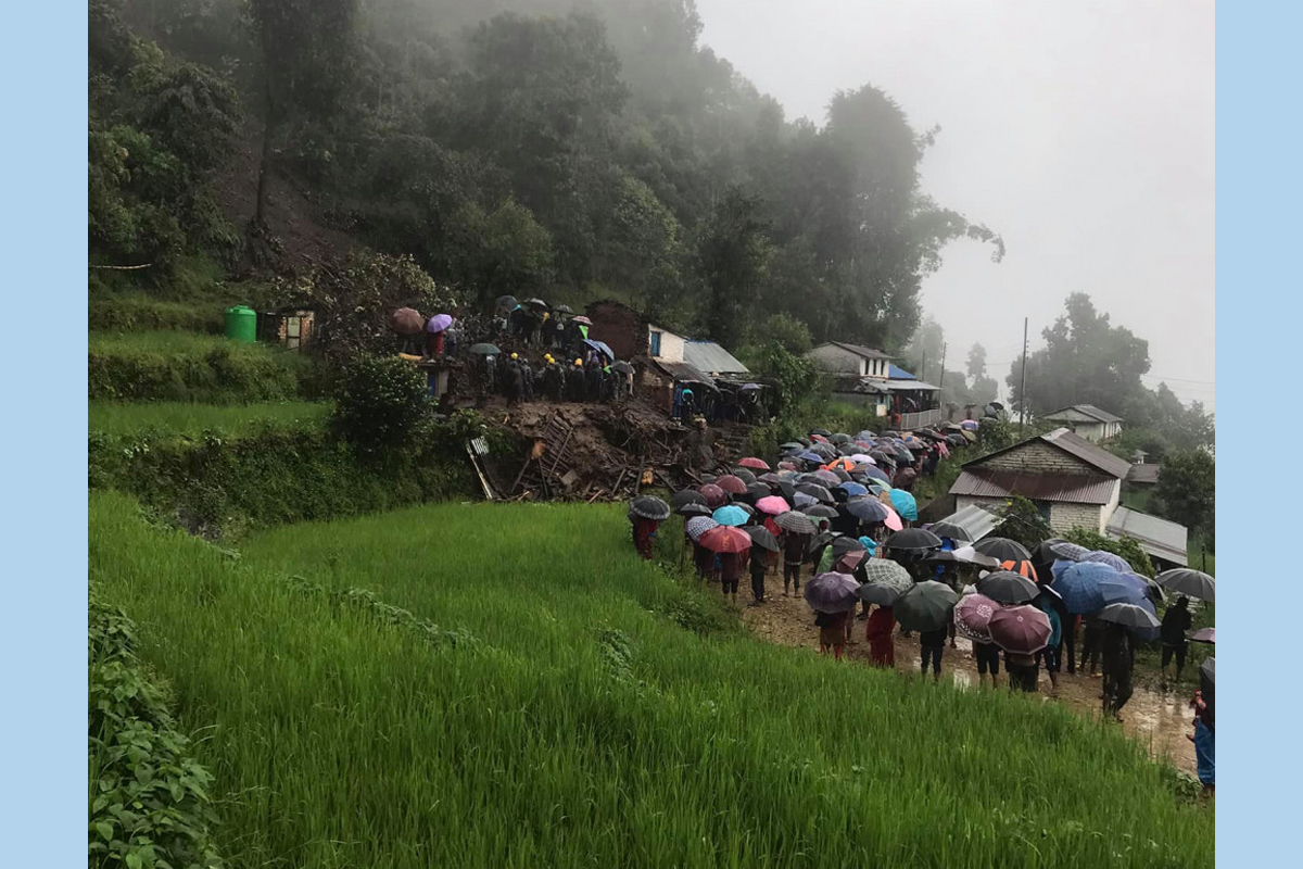 पर्वत पहिरो अपडेट : एकै परिवारका ५ सहित १० जनाको मृत्यु, १ बेपत्ता