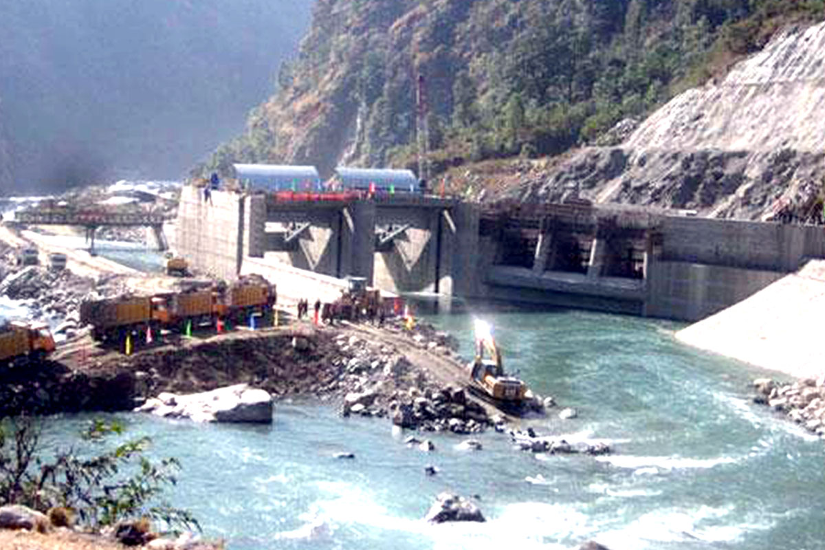 तल्लो मोदी जलविद्युत् आयोजनाको उत्पादन तीन सातादेखि ठप्प