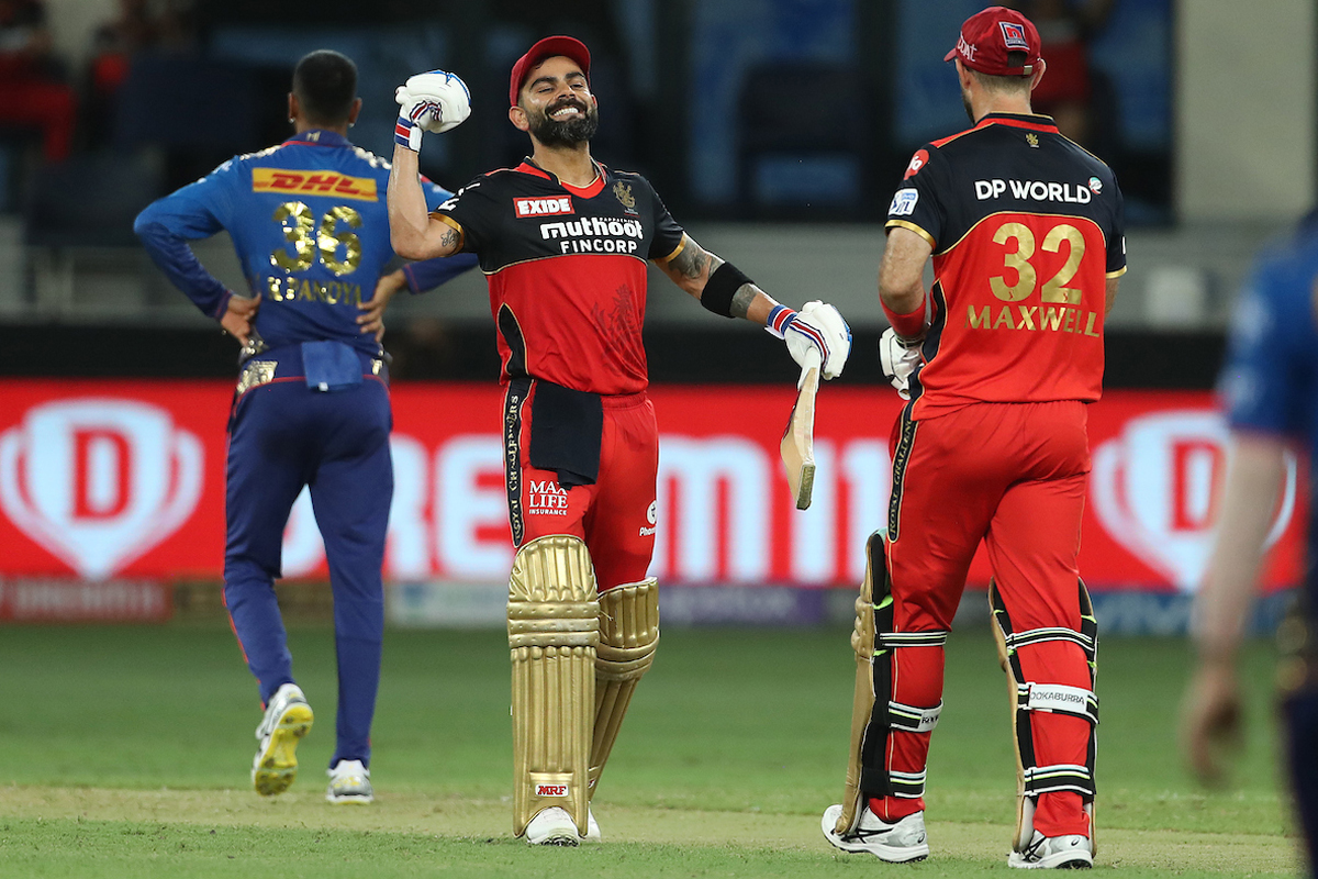 आईपीएलः मुम्बईविरुद्ध आरसीबीको जितमा विराट कोहलीको अर्धसतक