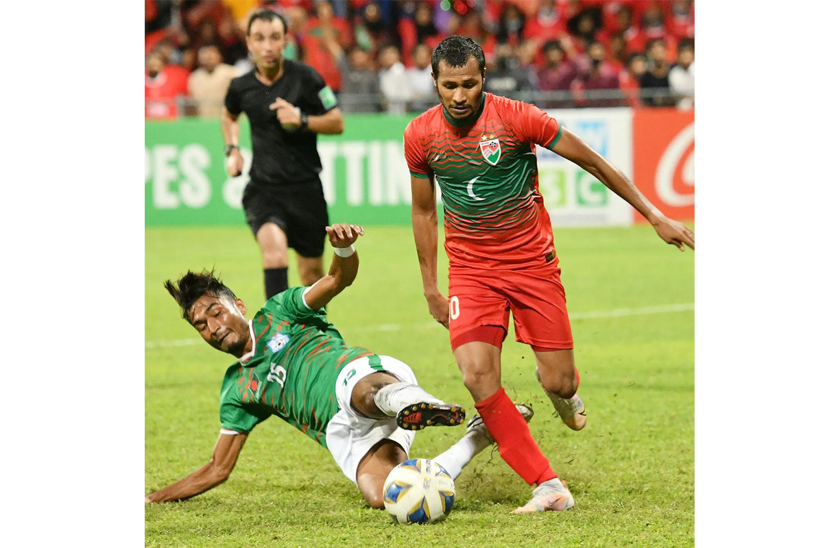 बंगलादेशविरुद्ध आयोजक माल्दिभ्सको सहज जित