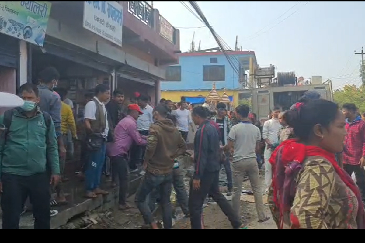 धनगढीको बिएमबी सप्लायर्समा आगलागी