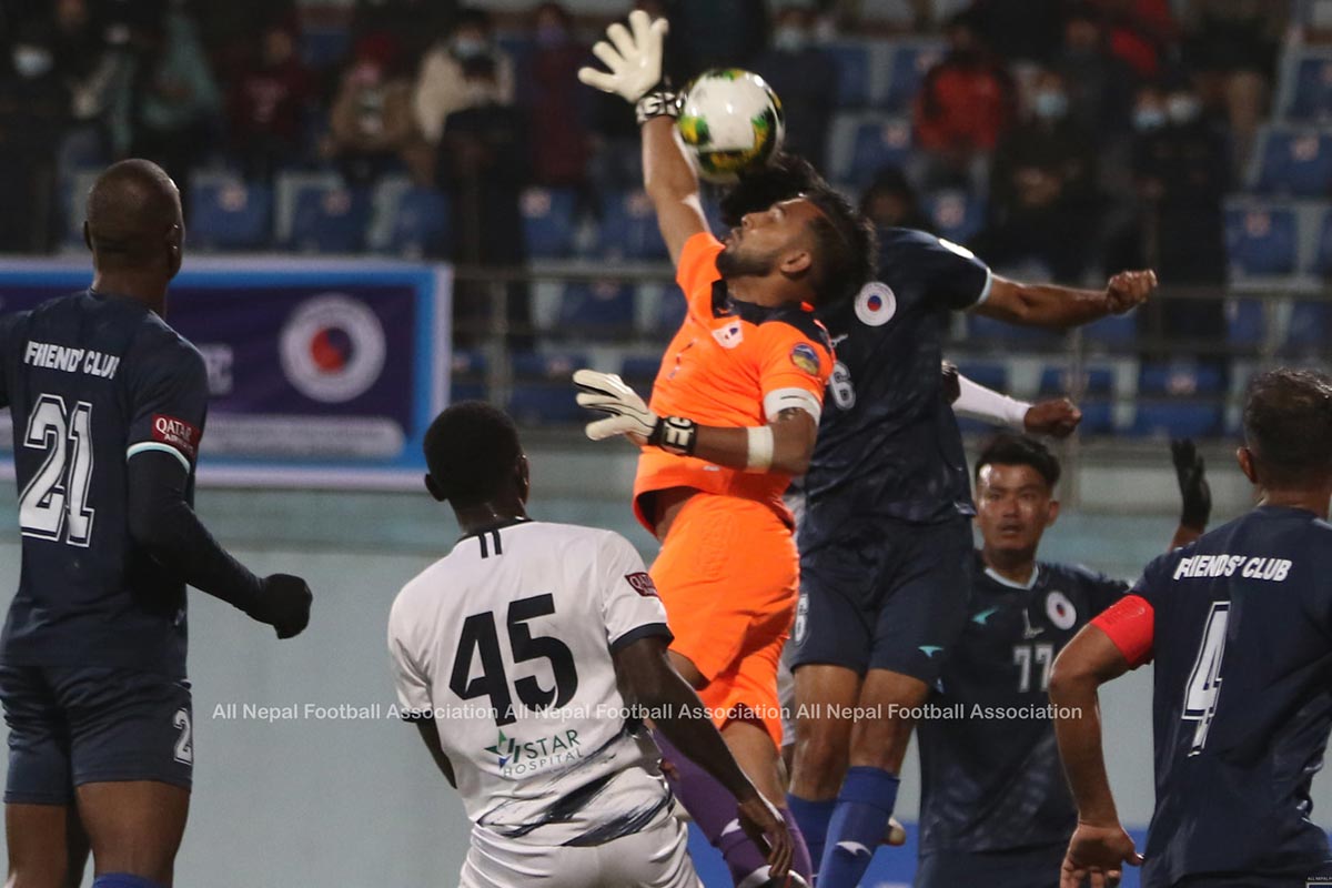 सहिद स्मारक ए डिभिजन लिगमा पहिलो ह्याट्रिक