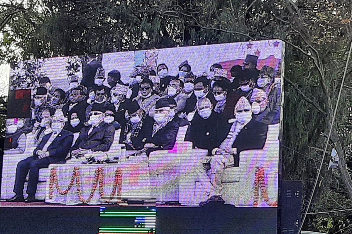 ११ महिनापछि नेपाल र ओली एउटै मञ्चमा