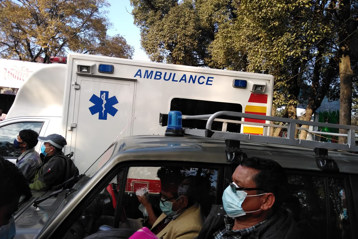 कांग्रेस महाधिवेशनस्थलमा एन्टिजेन परीक्षण, तीनवटा एम्बुलेन्स तैनाथ