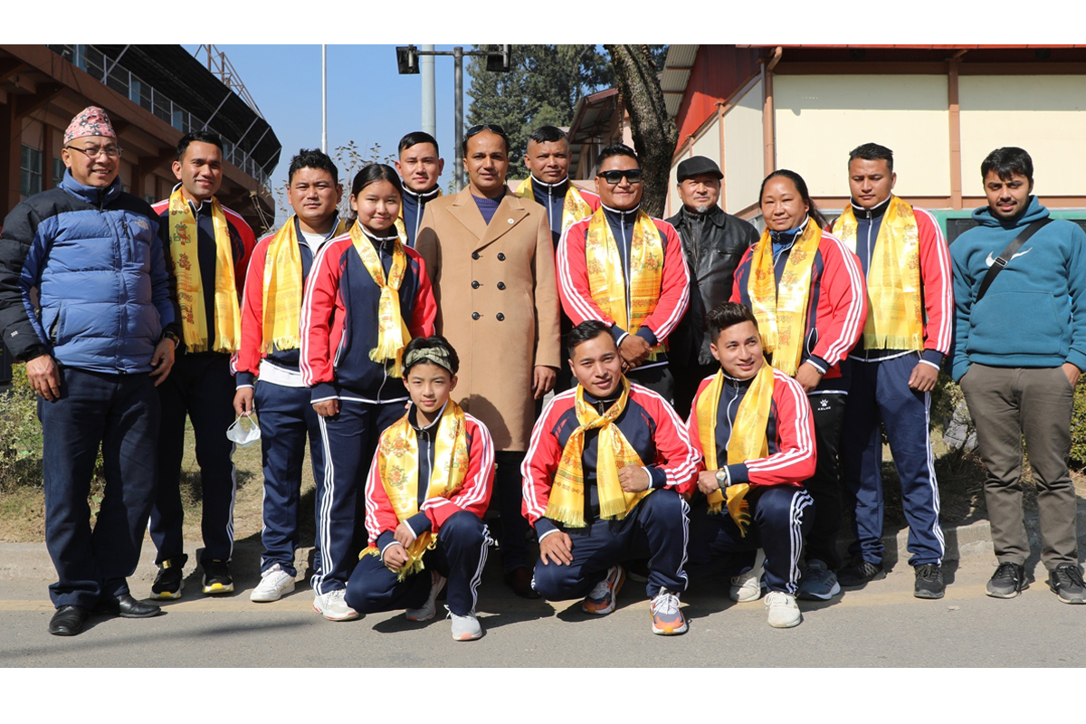 बंगलादेश जाने कराँते टोलीको बिदाइ, सात खेलाडी सहभागी हुने