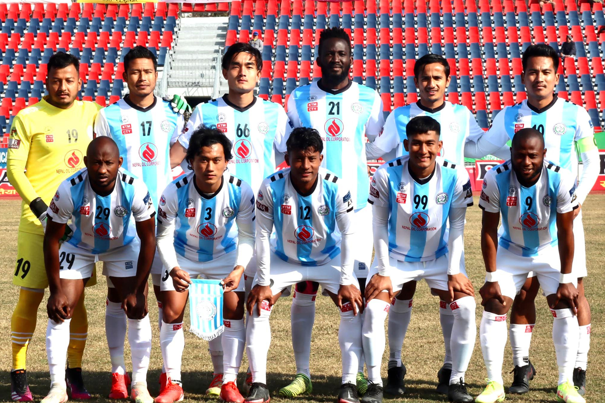 पुलिसलाई हराउँदै मनाङ आहा राराको अन्तिम चारमा