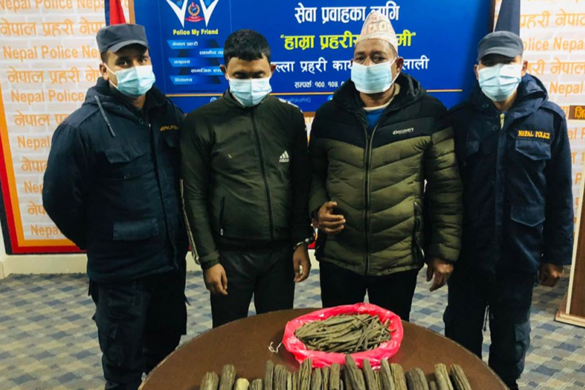 लागूऔषधसहित दुई जना पक्राउ