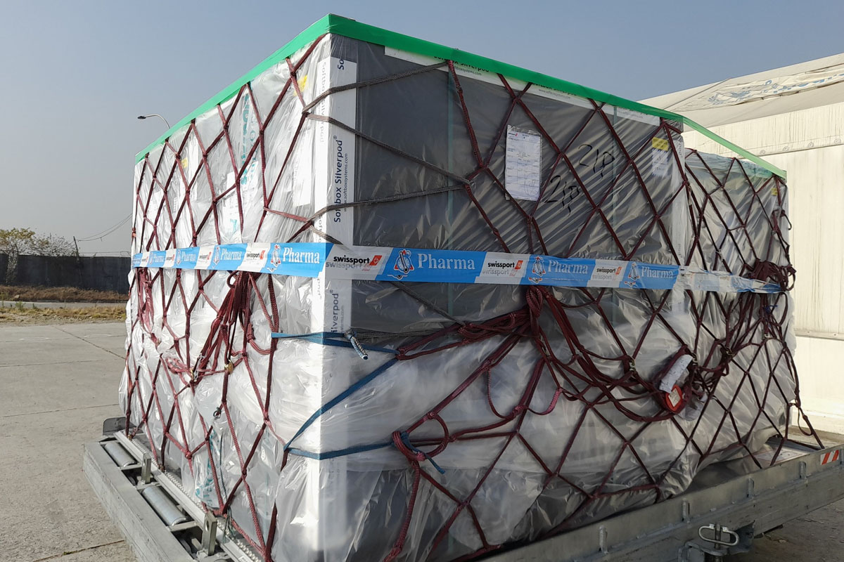 एस्ट्राजेनेका खोपको १३ लाख १२ हजार ८० डोज नेपाल आइपुग्यो