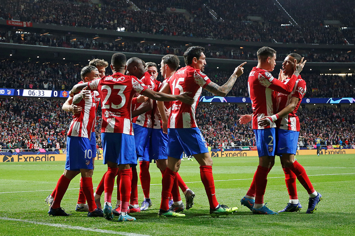 च्याम्पियन्स लिगः बराबरीमा रोकिए एट्लेटिको र म्यानचेस्टर युनाइटेड