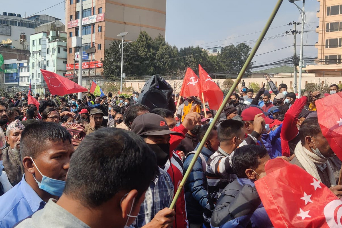 फेरि उग्र बन्यो एमसीसीविरुद्धको आन्दोलन