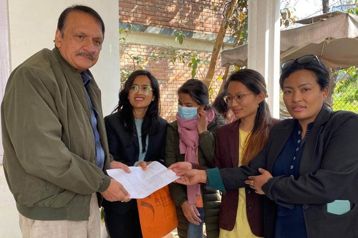 नेविसंघ तदर्थ समितिको नेतृत्व महिलालाई दिन माग