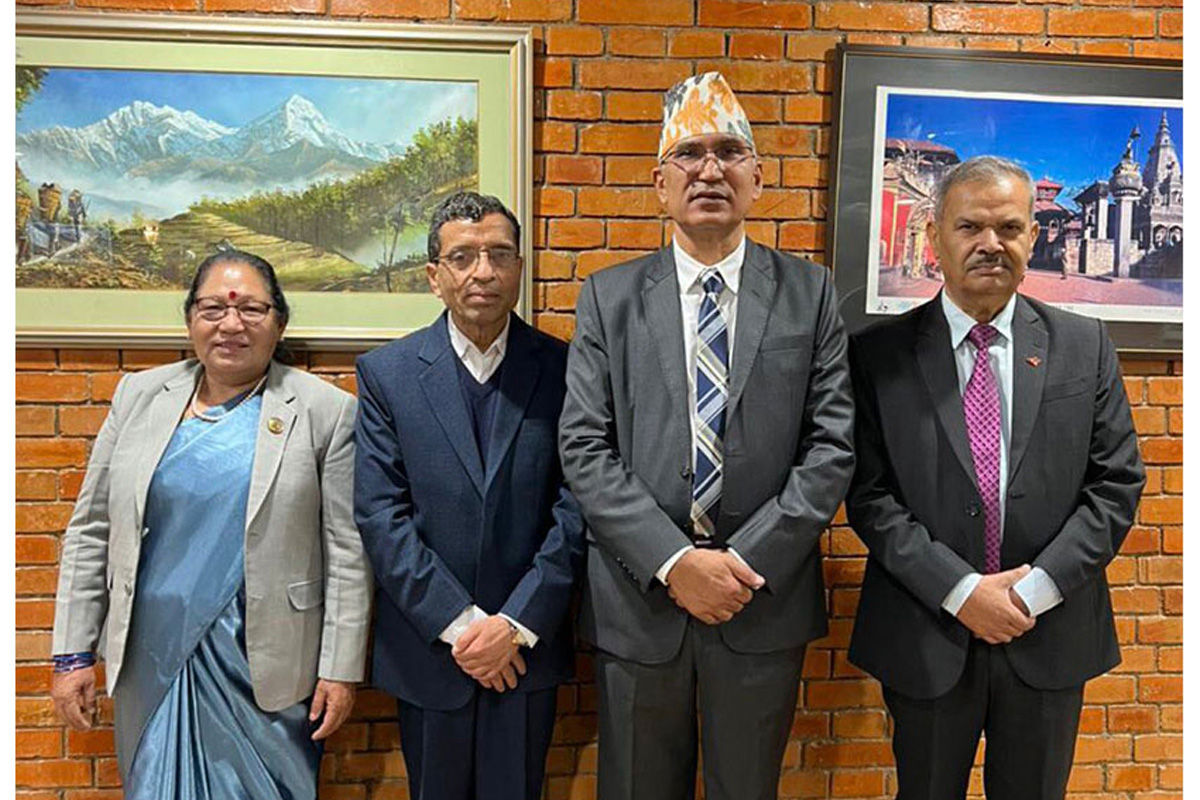 एमाले उपाध्यक्ष विष्णु पौडेलसहित चार नेता चीन भ्रमणमा