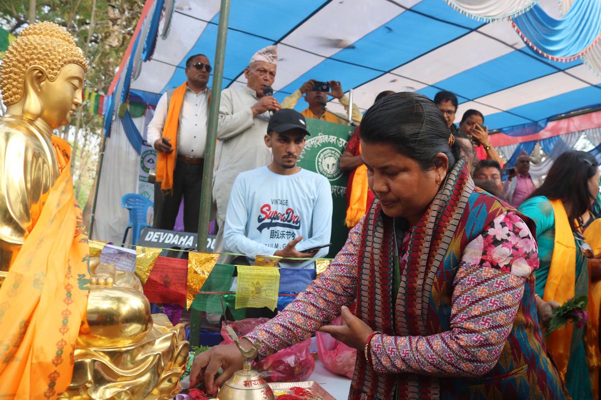 बुद्धको मावली देवदहमा प्रस्तर मूर्तिकला कार्यशाला सुरु