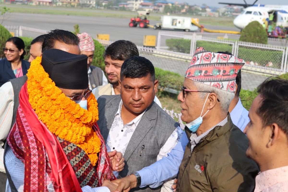 चुनावी गठबन्धन कांग्रेससँग हुन्छ : प्रचण्ड