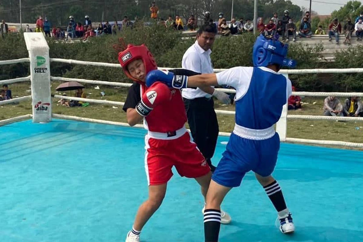 राष्ट्रिय बक्सिङ प्रतियोगितामा अस्मिता र स्वस्तिका पहिलो