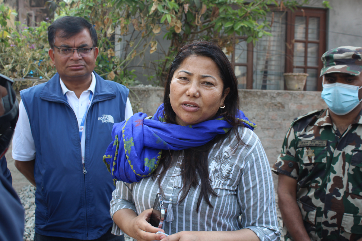 पुरातात्विक संरचना निर्माणको काम समयमै सक्न मन्त्री झाँक्रीको निर्देशन