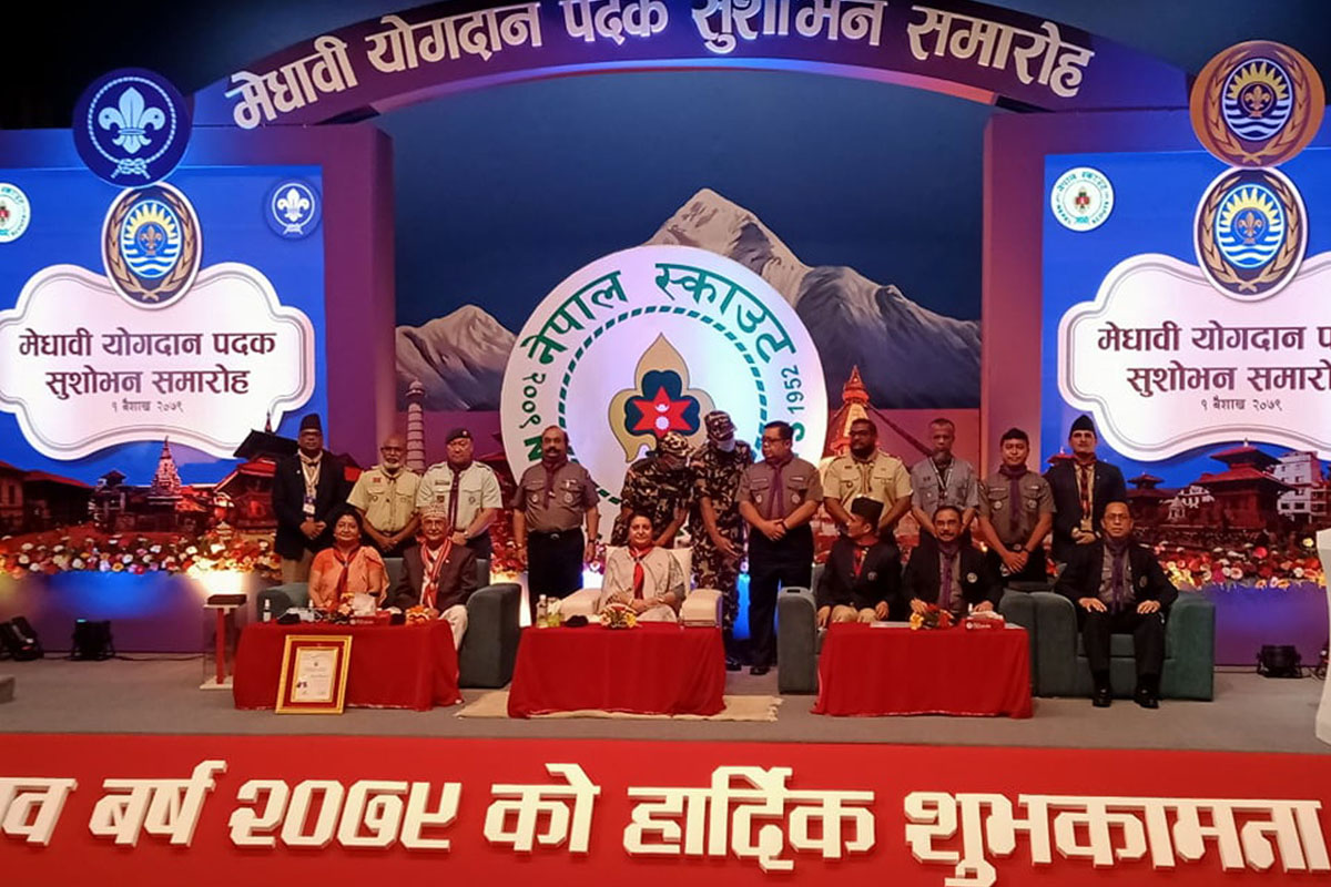 विश्व स्काउटको सम्मान पाउने केपी ओली पहिलो नेपाली