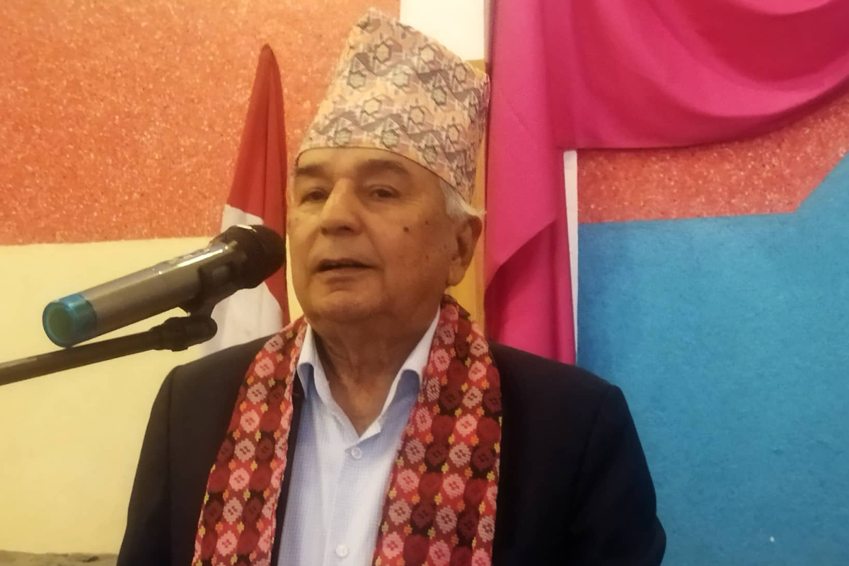 ओली नेतृत्वको चुनावी गठबन्धन प्रतिगामी : रामचन्द्र पौडेल