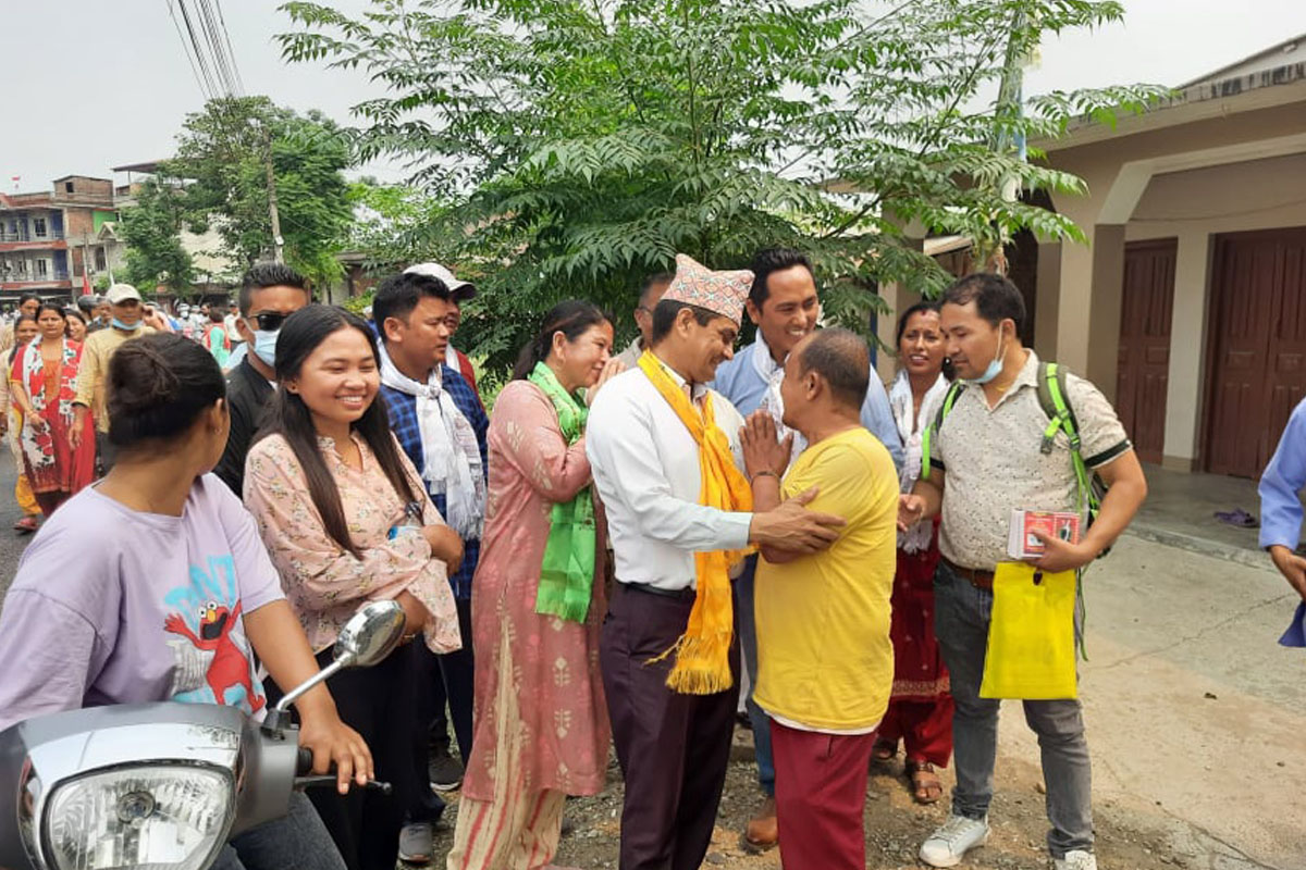 कालिकालाई भ्रष्टाचारमुक्त बनाउने मेरो लक्ष्य : मेयर उम्मेदवार रेग्मी