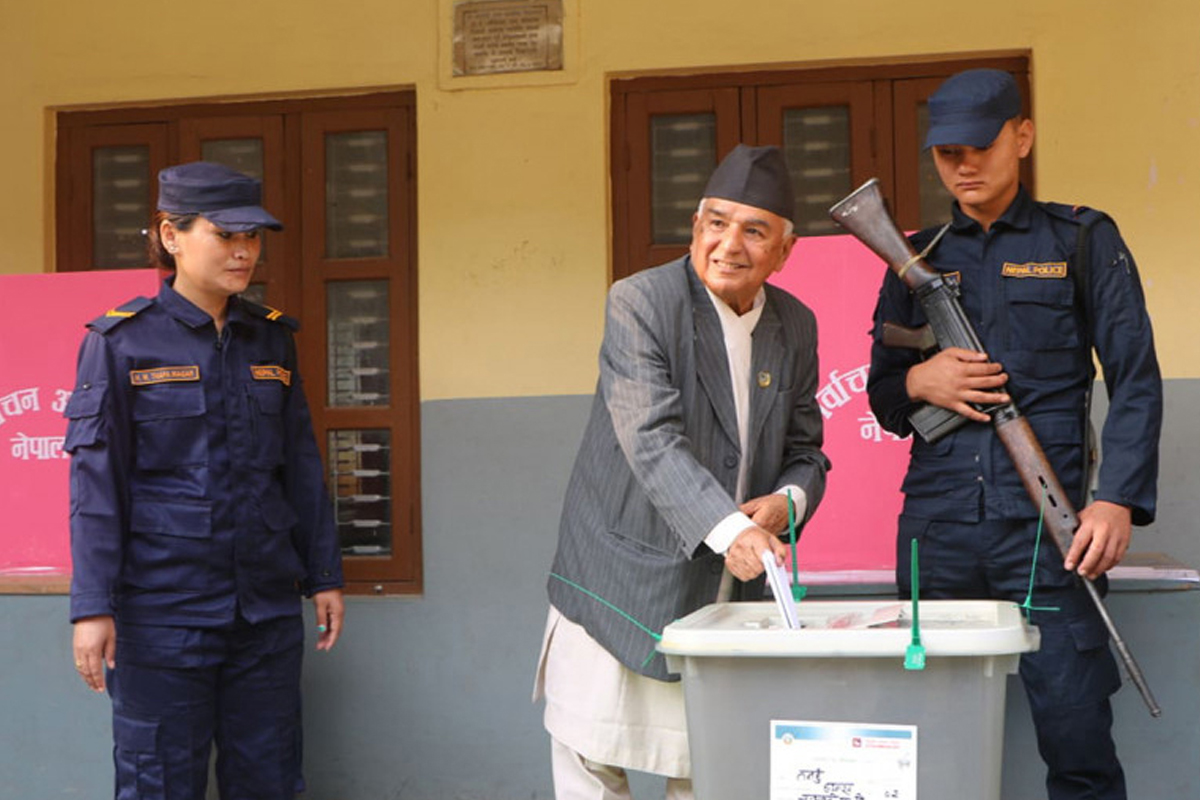 मतदानपछि रामचन्द्र पौडेलले भने- स्थानीय तहले विकासको खाका कोरेको छ