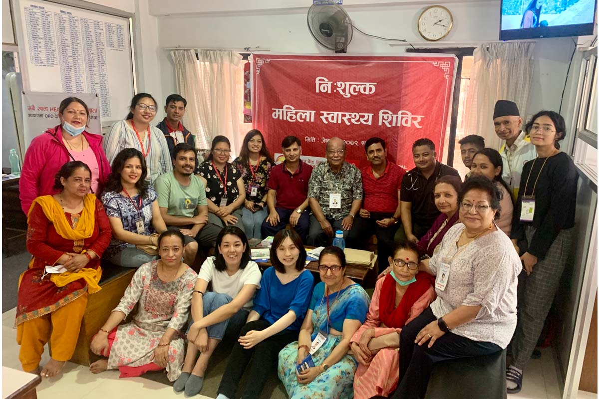 सनराइज बैंकद्वारा निःशुल्क स्तन क्यान्सर शिविर सञ्चालन