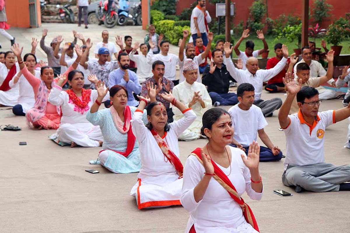 मानव धर्मको देशव्यापी योग शिविर