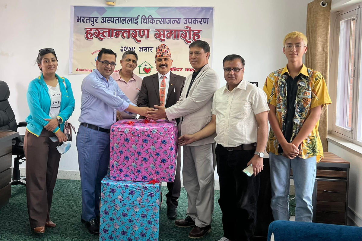 रगत परीक्षण गर्ने उपकरण हस्तान्तरण