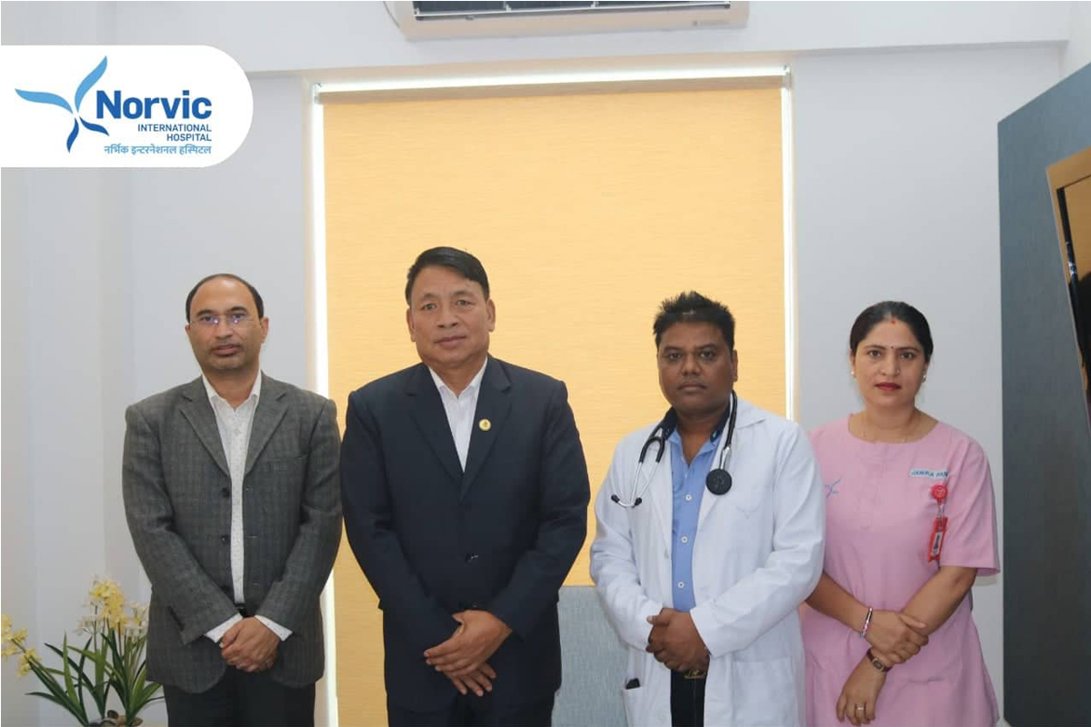 स्वास्थ्य जाँचका लागि नर्भिक पुगे उपराष्ट्रपति पुन