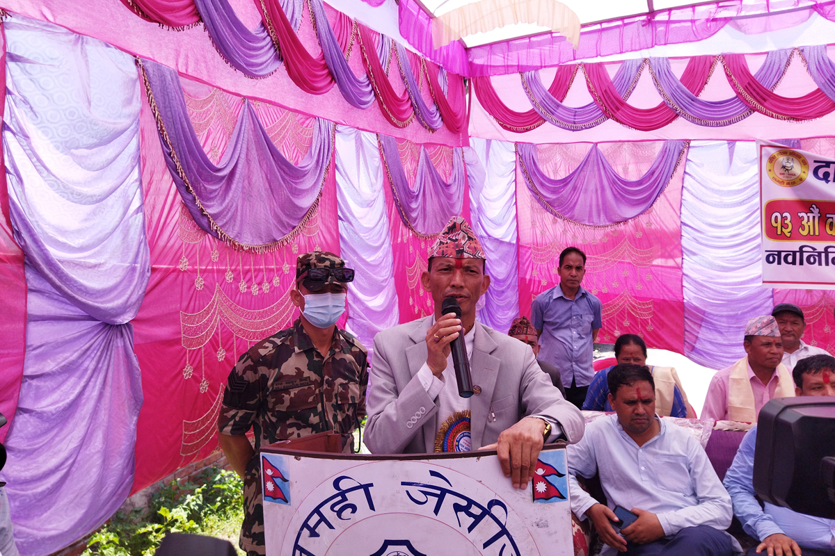 सबै मिल्दा मात्र विकास सम्भव : मन्त्री मेटमणि चौधरी